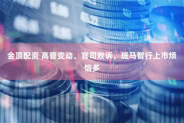 金顶配资 高管变动、官司败诉，斑马智行上市烦恼多